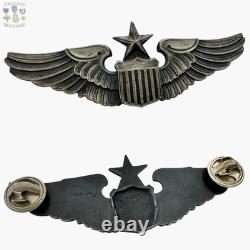 Sterling Wwii 1940's U. S. Army Air Corps Senior Pilot Wings 3 Size #308