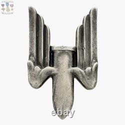 Sterling Wwii Army Air Corps Aerial Gunner Bullet Badge Insignia Top Marksman