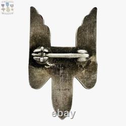 Sterling Wwii Army Air Corps Aerial Gunner Bullet Badge Insignia Top Marksman