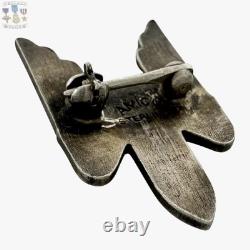 Sterling Wwii Army Air Corps Aerial Gunner Bullet Badge Insignia Top Marksman