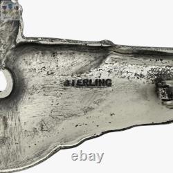 Sterling Wwii Army Air Corps Command Pilot Wings Badge 3-1/16 26 G. Silver #217