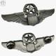 Sterling Wwii Army Air Corps Command Pilot Wings Badge 3 Size Josten #214