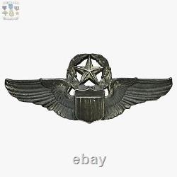 Sterling Wwii Army Air Corps Command Pilot Wings Badge 3 Size Josten #218