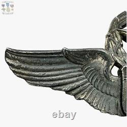 Sterling Wwii Army Air Corps Command Pilot Wings Badge 3 Size Josten #218