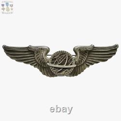 Sterling Wwii Army Air Corps Navigator Wings Badge Insignia 3-1/8 Ww2 #252