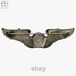 Sterling Wwii Army Air Corps Navigator Wings Badge Insignia 3-1/8 Ww2 #252