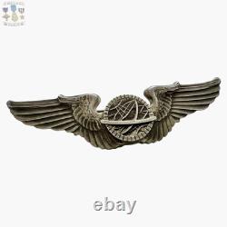 Sterling Wwii Army Air Corps Navigator Wings Badge Insignia 3-1/8 Ww2 #252