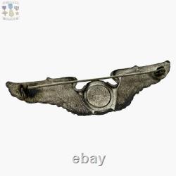 Sterling Wwii Army Air Corps Navigator Wings Badge Insignia 3-1/8 Ww2 #252