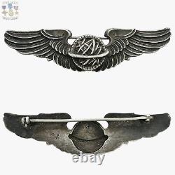 Sterling Wwii Army Air Corps Navigator Wings Badge Insignia 3 Amico Ww2 #244