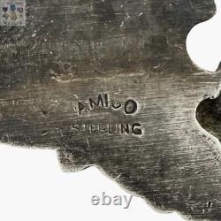 Sterling Wwii Army Air Corps Navigator Wings Badge Insignia 3 Amico Ww2 #244