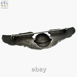 Sterling Wwii Army Air Corps Navigator Wings Badge Insignia 3 Amico Ww2 #244