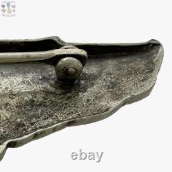 Sterling Wwii Army Air Corps Observer Wings Badge 3-3/16 Size Meyer N. Y. #399