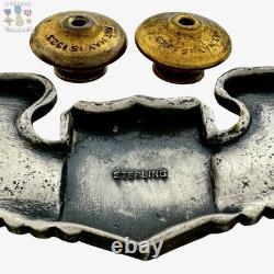 Sterling Wwii Army Air Corps Pilot Wings 3-1/8 Size Fine Feather Detail #330