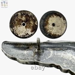 Sterling Wwii Army Air Corps Service Pilot Wings Usaaf 3 Size Ww2 #367