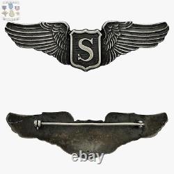 Sterling Wwii Army Air Forces Service Pilot Wings L. G. Balfour 3-1/8 Size #110