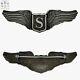 Sterling Wwii Army Air Forces Service Pilot Wings L. G. Balfour 3-1/8 Size #110