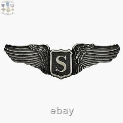 Sterling Wwii Army Air Forces Service Pilot Wings L. G. Balfour 3-1/8 Size #110