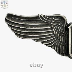 Sterling Wwii Army Air Forces Service Pilot Wings L. G. Balfour 3-1/8 Size #110