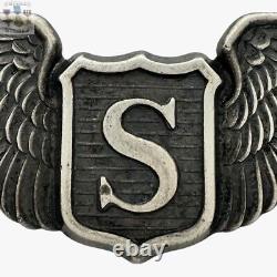Sterling Wwii Army Air Forces Service Pilot Wings L. G. Balfour 3-1/8 Size #110
