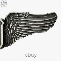 Sterling Wwii Army Air Forces Service Pilot Wings L. G. Balfour 3-1/8 Size #110
