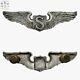 Sterling Wwii Service Pilot Wings Us Army Air Forces 3-1/16 Size #99