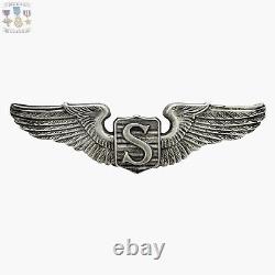 Sterling Wwii Service Pilot Wings Us Army Air Forces 3-1/16 Size #99