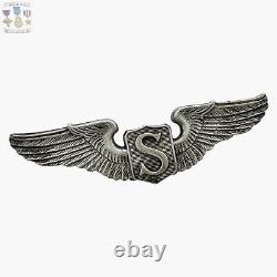 Sterling Wwii Service Pilot Wings Us Army Air Forces 3-1/16 Size #99