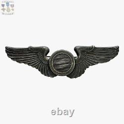 Sterling Wwii U. S. Army Air Corps Observer Wings Badge 3-1/8 Size 18g. Ww2 #138