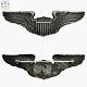Sterling Wwii U. S. Army Air Corps Pilot Wings Badge 3 Size Bell Pattern #91