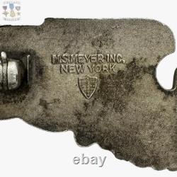 Sterling Wwii U. S. Army Air Corps Senior Pilot Wings 3-1/16 Size Meyer Ny #328