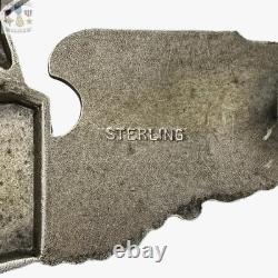 Sterling Wwii U. S. Army Air Corps Senior Pilot Wings 3-1/16 Size Meyer Ny #328