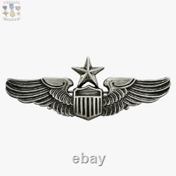 Sterling Wwii U. S. Army Air Corps Senior Pilot Wings 3-1/16 Size Meyer Ny #328