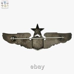 Sterling Wwii U. S. Army Air Corps Senior Pilot Wings 3-1/16 Size Meyer Ny #328