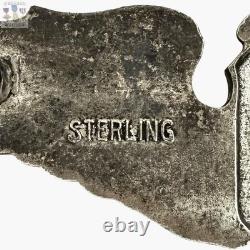 Sterling Wwii U. S. Army Air Corps Senior Pilot Wings Meyer Ny 3-1/16 Size #285