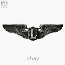 Sterling Wwii Us Army Air Forces Liaison Pilot Wings Badge 3 Size 26 Grams #105