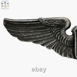 Sterling Wwii Us Army Air Forces Liaison Pilot Wings Badge 3 Size 26 Grams #105