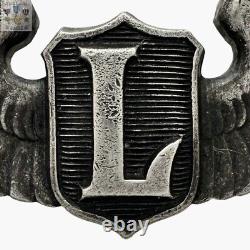 Sterling Wwii Us Army Air Forces Liaison Pilot Wings Badge 3 Size 26 Grams #105