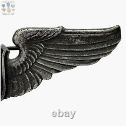 Sterling Wwii Us Army Air Forces Liaison Pilot Wings Badge 3 Size 26 Grams #105