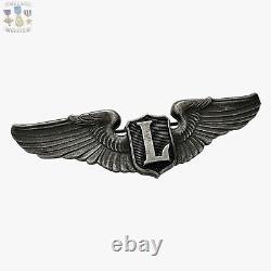 Sterling Wwii Us Army Air Forces Liaison Pilot Wings Badge 3 Size 26 Grams #105