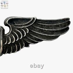 Sterling Wwii Us Army Air Forces Liaison Pilot Wings Badge 3 Size Lgb #97
