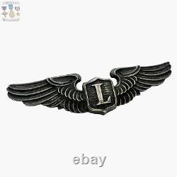 Sterling Wwii Us Army Air Forces Liaison Pilot Wings Badge 3 Size Lgb #97