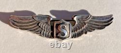 Sterling Wwii Us Army Air Forces Service Pilot Wings 2 Size Amico