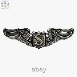 Sterling Wwii Us Army Air Forces Service Pilot Wings 2 Size Meyer Inc. Ny #143