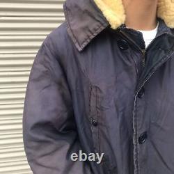 Super Rare 40S Us Army Air Corps Real A-67 Wwii Vintage Force Blue Flight Jacket
