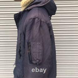 Super Rare 40S Us Army Air Corps Real A-67 Wwii Vintage Force Blue Flight Jacket