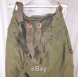 Superior Togs WW2 U. S Army Air Force Type A-11 Flyer Lined Trousers size 30 VTG