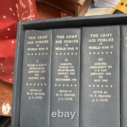 The Army Air Forces in World War II Vol I-VII Hardcover Box Set Craven Cate