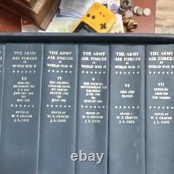 The Army Air Forces in World War II Vol I-VII Hardcover Box Set Craven Cate