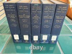 The Army Air Forces in World War II volumes 1 2 3 4 5 1953 ex-library hardcover