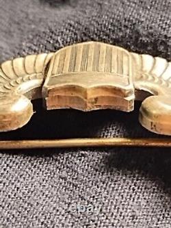 The United States Army Air Forces (USAAF or AAF), WW2 STERLING SILVER WINGS 3in